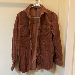 Wild fable corduroy button up top